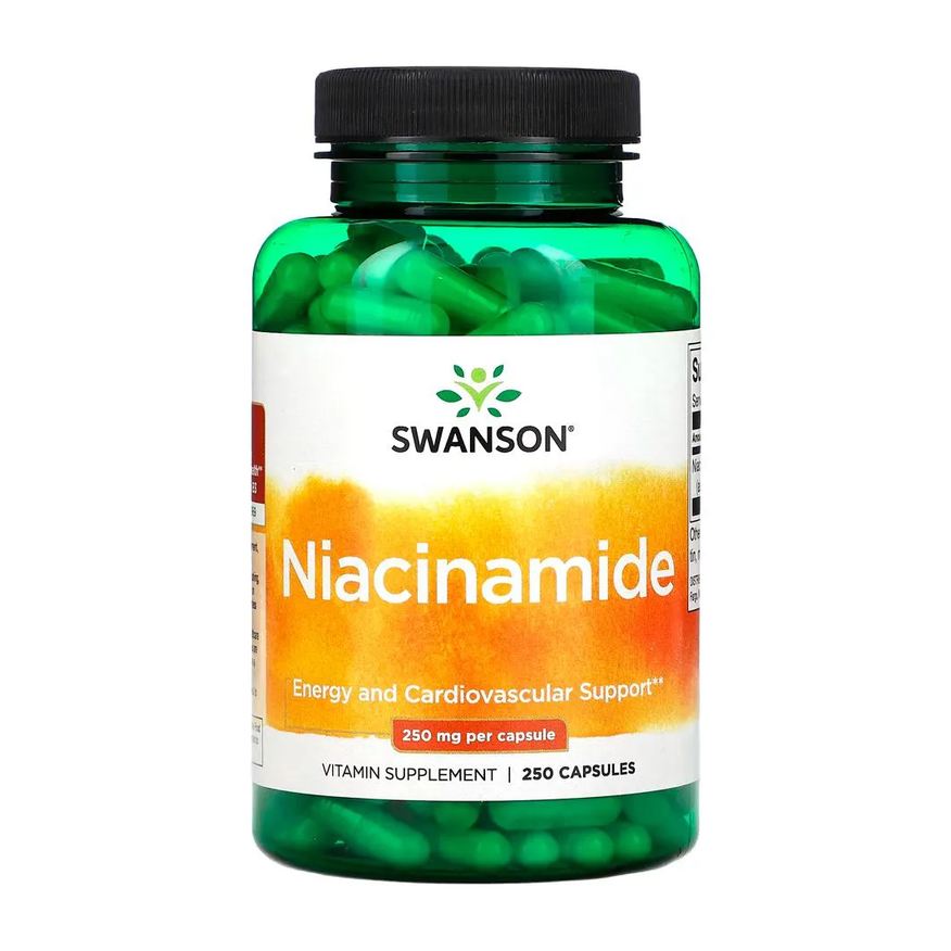 Swanson Niacinamide 250mg 250 Cápsulas Sw049