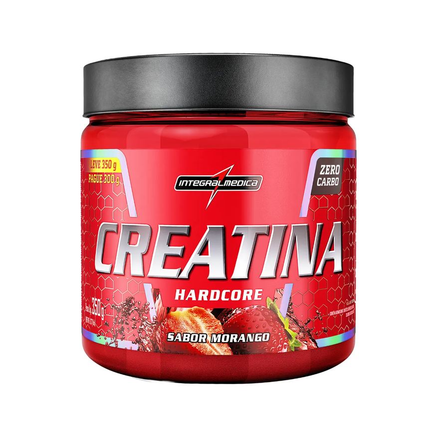 Integralmédica Creatina Integralmedica Hardcore Morango 350g