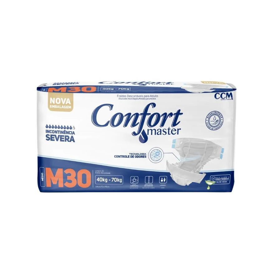 Confort Master Fralda Geriátrica Econômico Incontinência G