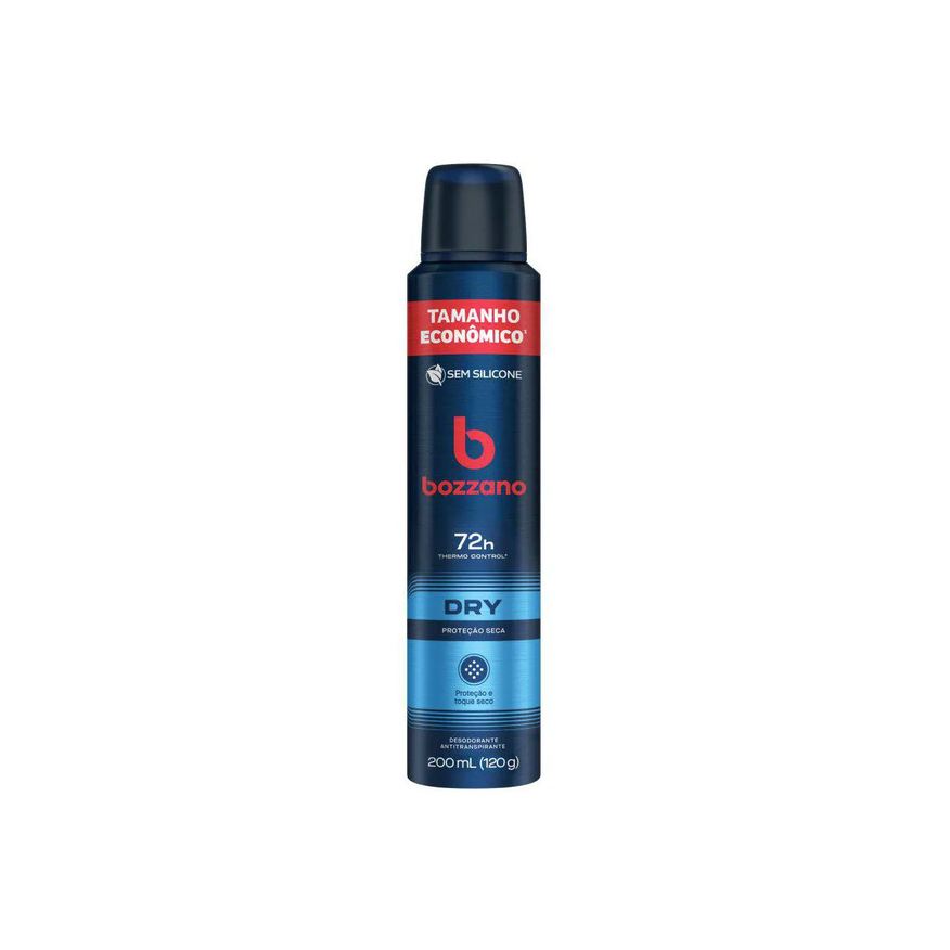 Bozzano Desodorante Antitranspirante Aerossol Dry Masculino 72h 200ml