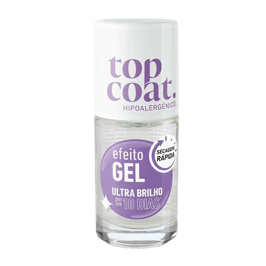 Blant Esmalte Coretrat Top Coat - Efeito Gel Incolor