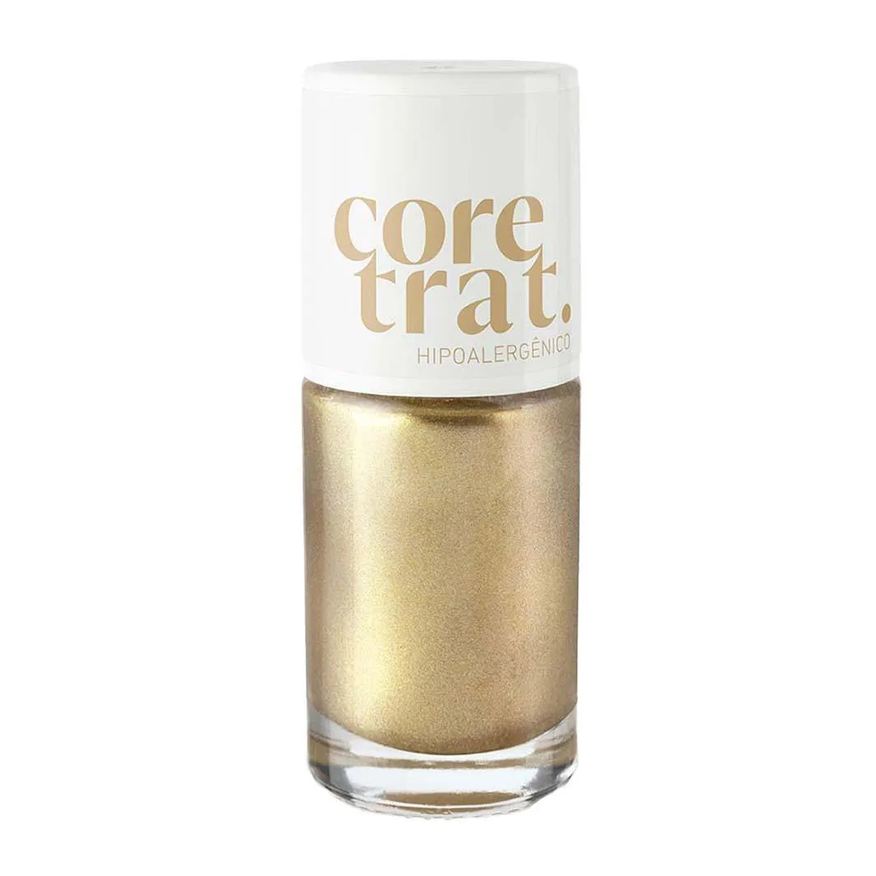 Blant Esmalte Efeito Gel Coretrat Metálico Dourado
