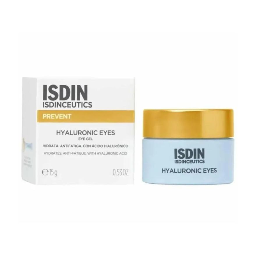 Isdin Gel Refrescante Antissinais para o Contorno dos Olhos Isdinceutics Hyaluronic Eyes 15g