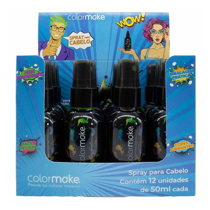 Color Make Spray para Cabelo Colormake Neon