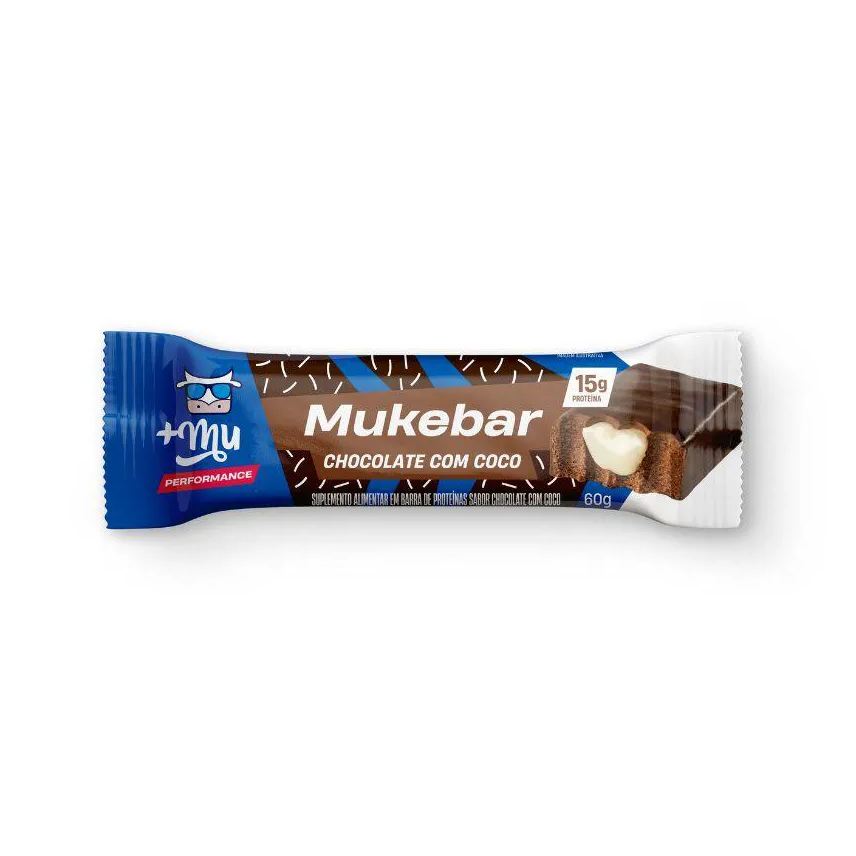 Mais Mu Barrinha Muke Chocolate com Coco Performace 60g