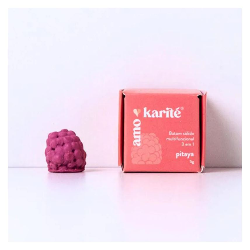 Amokarité Batom Cremoso Multifuncional 3 em 1 Pitaya 3g