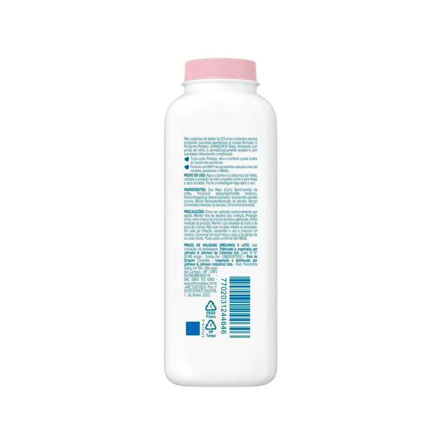 Johnson Talco Po Dermo Protetor Johnsons Baby Tradicional 100g