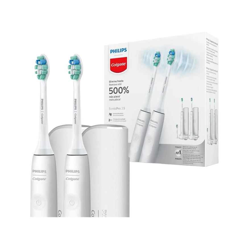 Colgate Escova de Dente Elétrica Philips Series 35 2 unidades