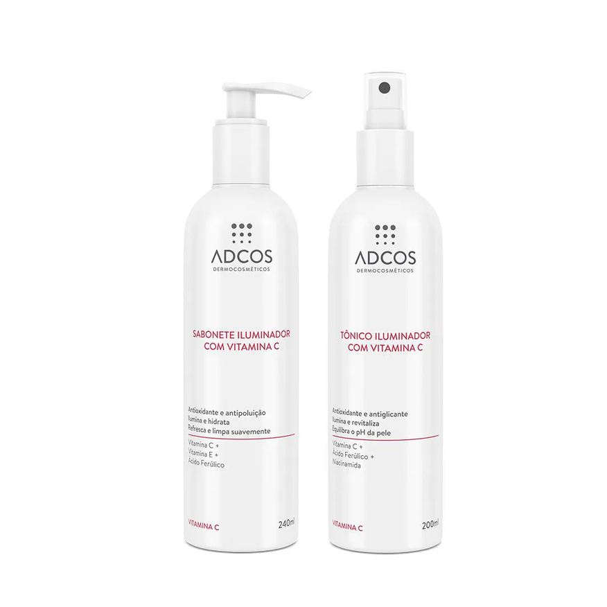 Adcos Higienização com Ação Antioxidante e Iluminadora 2 Itens