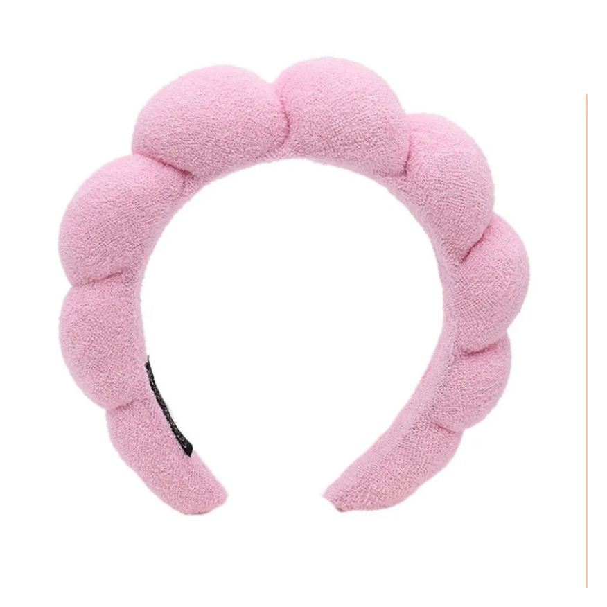 Cerejando Tiara de Cabelo Spa - Rosa