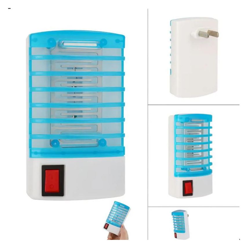 Elétrica Luminária Abajur Noturno Armadilha de Mosquito e Insetos 127–220V Cor Sortida
