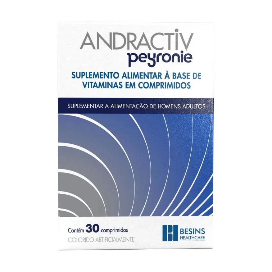 Andractiv Suplemento Alimentar Peyronie 30 Comprimidos
