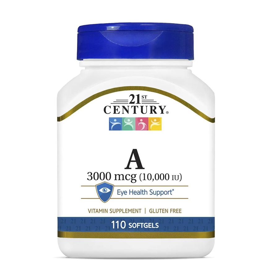 21St Century Vitamina a 3.000 Mcg 10.000 110 Softgel