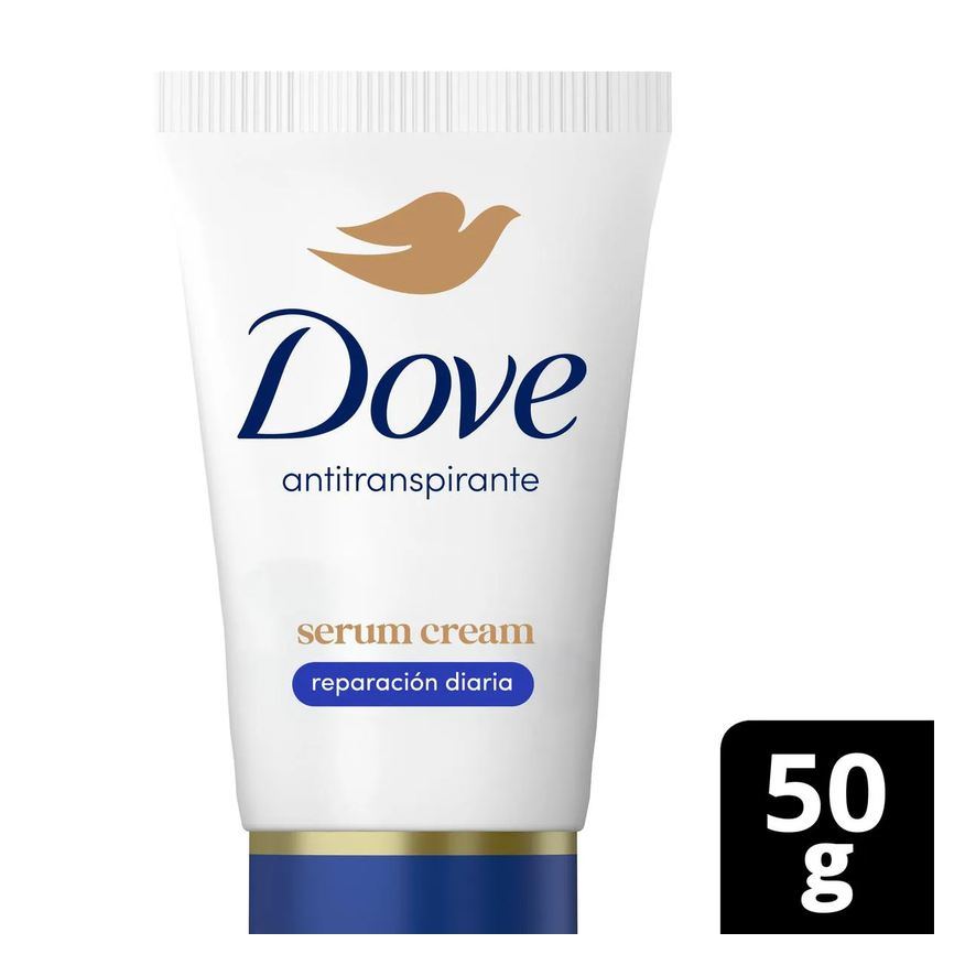 Dove Desodorante Antitranspirante Creme Creme Sérum Reparação Diária Feminino 48h 50g