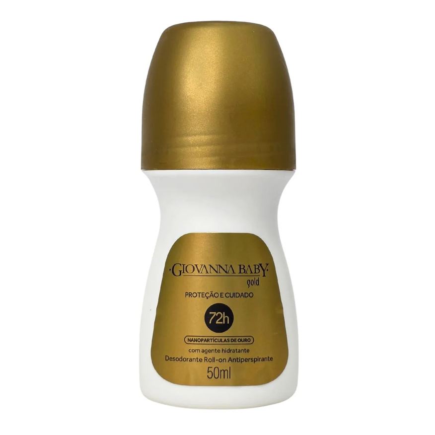 Giovanna Baby Desodorante Roll-On Nanopartículas de Ouro Gold 72H 50ml