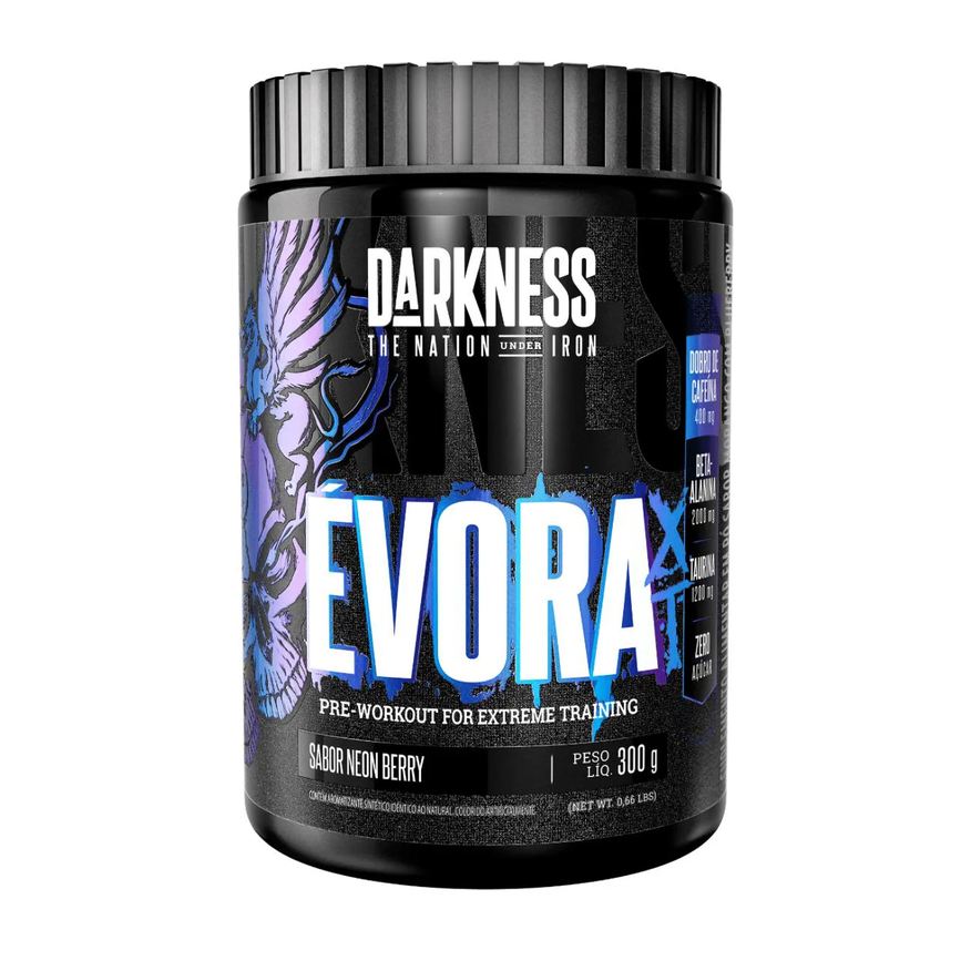 Darkness Évora Xt - Pré-Treino com Dobro de Cafeína