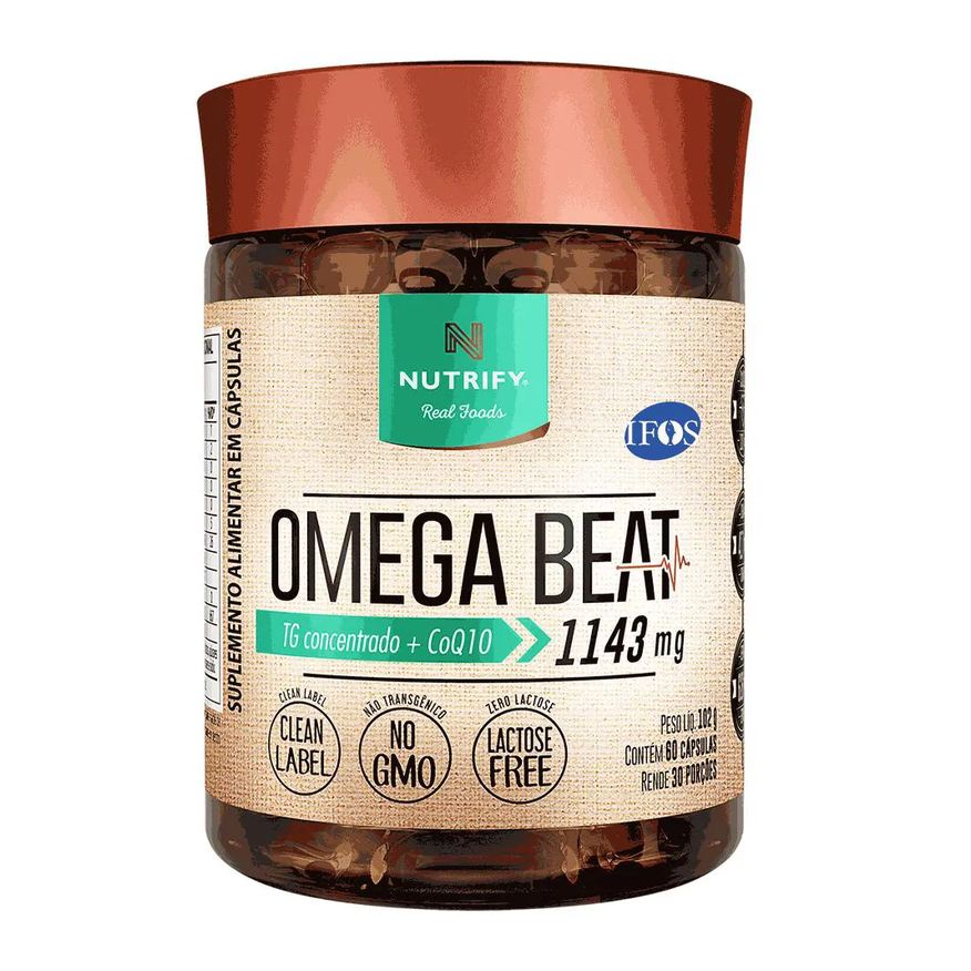 Nutrify Ômega Beat - 60 Cápsulas