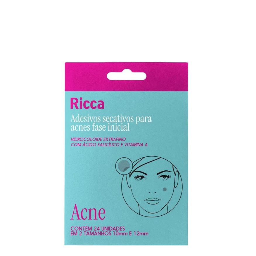 Ricca Adesivo Secativo para Acnes Fase Inicial