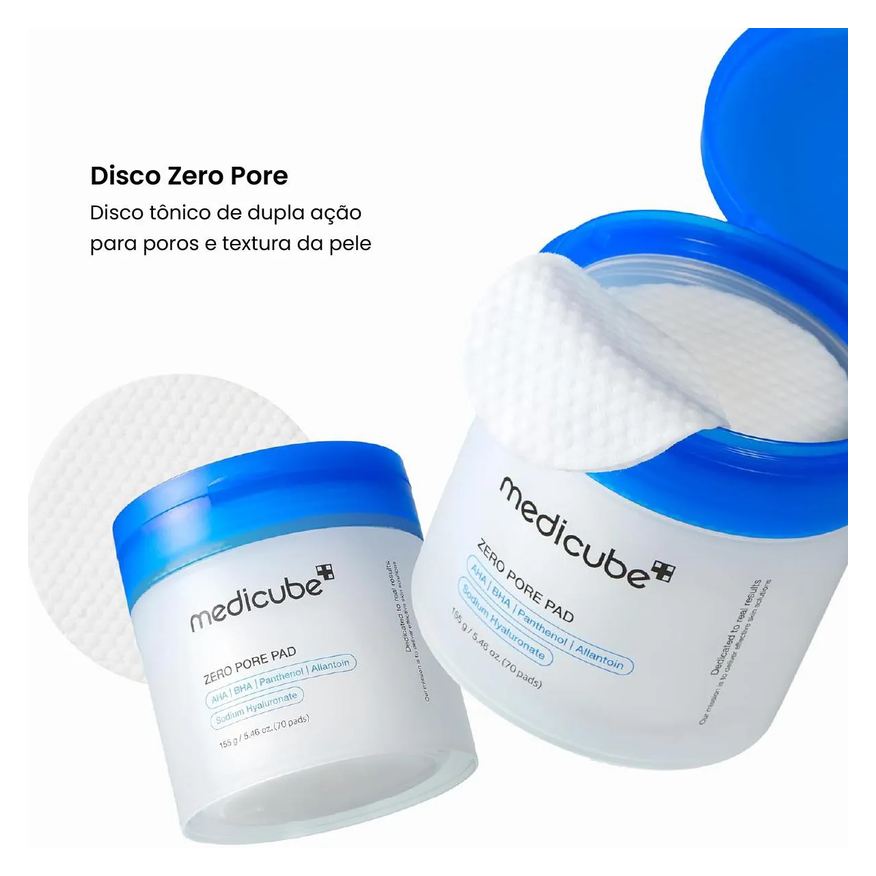 Facial Tônico em Disco Medicube Zero Pore Pad 70 Discos
