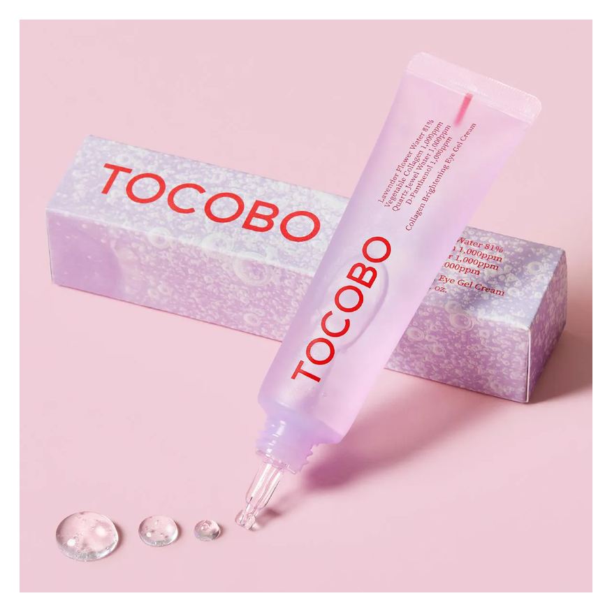Creme Gel Hidratante para Área dos Olhos Tocobo Collagen Brightening Eye Gel Cream 30ml