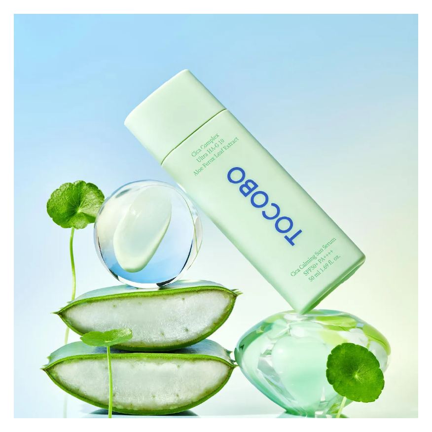 Solar Protetor Sérum Tocobo Cica Calming Sun Serum FPS50+ 50g