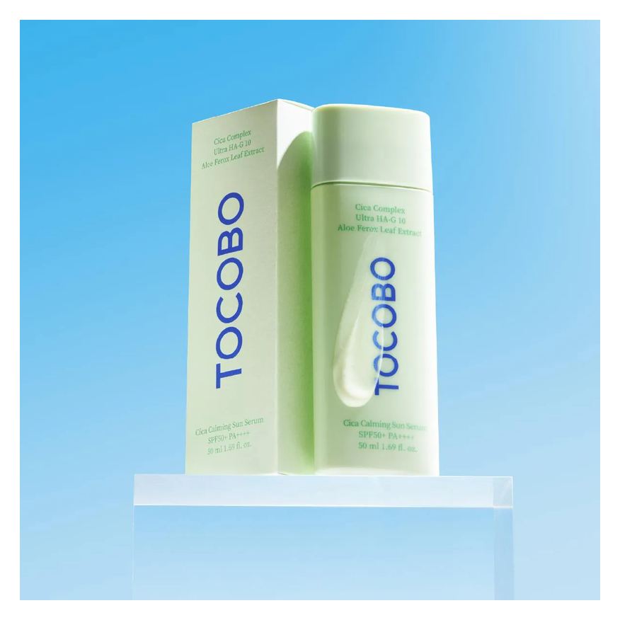 Solar Protetor Sérum Tocobo Cica Calming Sun Serum FPS50+ 50g
