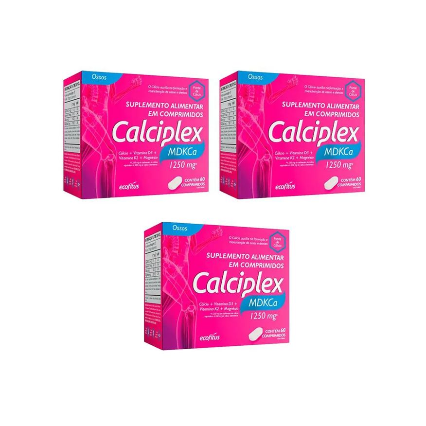 Ecofitus Calciplex Mdkca 1250mg Kit 3 - 60 Cpr
