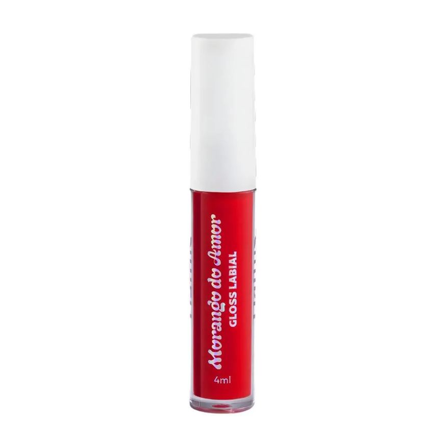 Dailus Gloss Labial Morango do Amor Cobertura Crocante