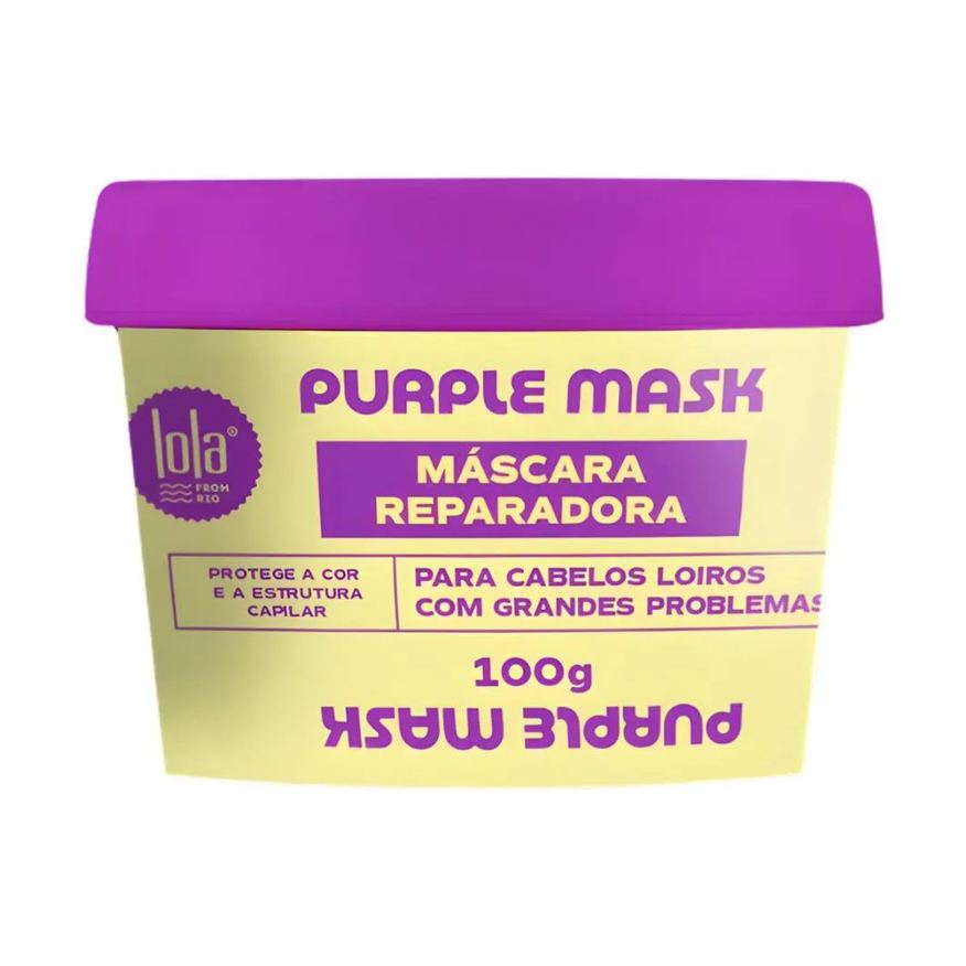 Lola Máscara Reparadora Purple Mask Cabelos Loiros 100g