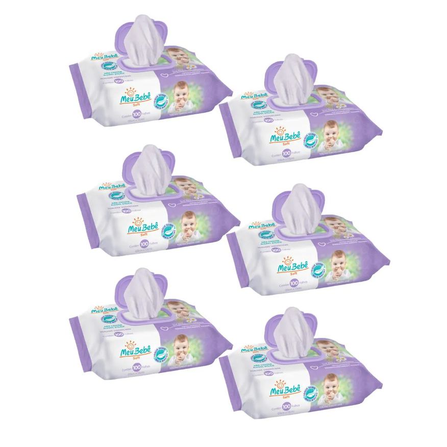 Hygieline Kit C6 Meu Bebê Soft Toalhas Umedecidas C100
