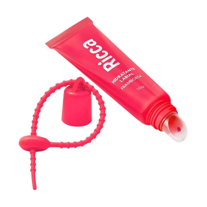 Belliz Hidratante Labial Ricca Efeito Gloss Framboesa 10g