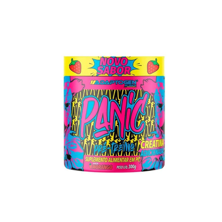 Adaptogen Panic Pre Workout Morango 300g