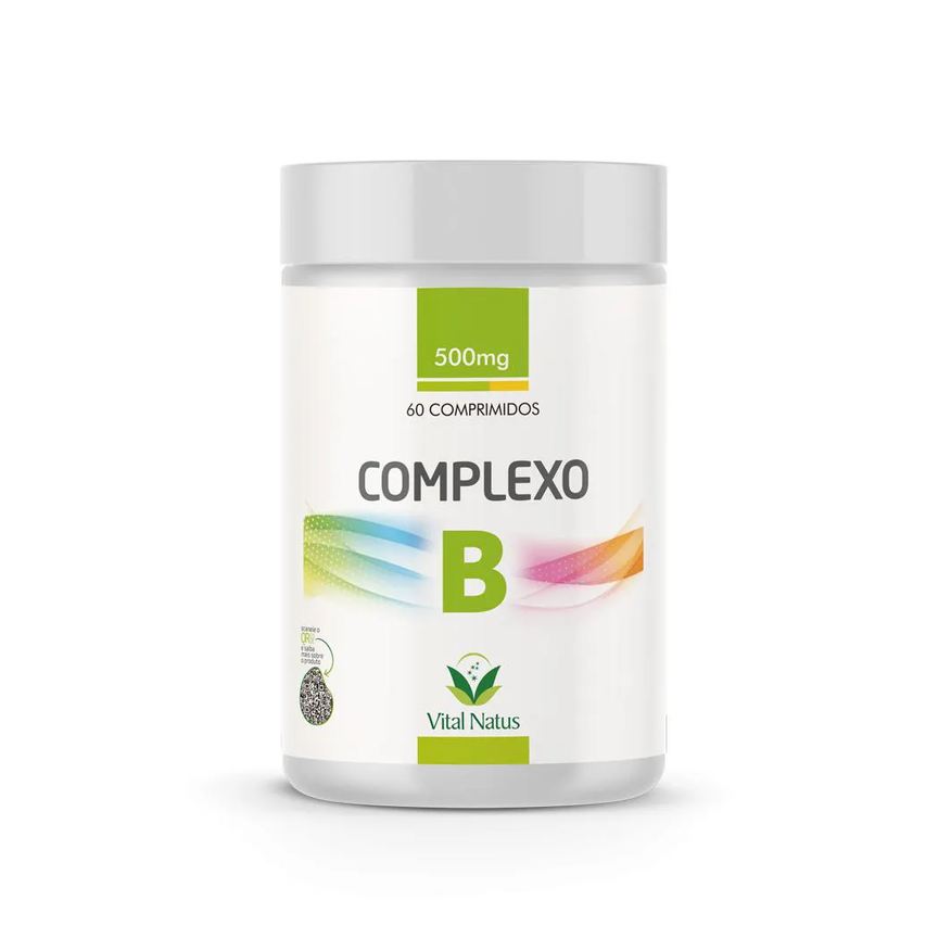 Vital Natus Complexo B 500mg C/ 60 Comprimidos