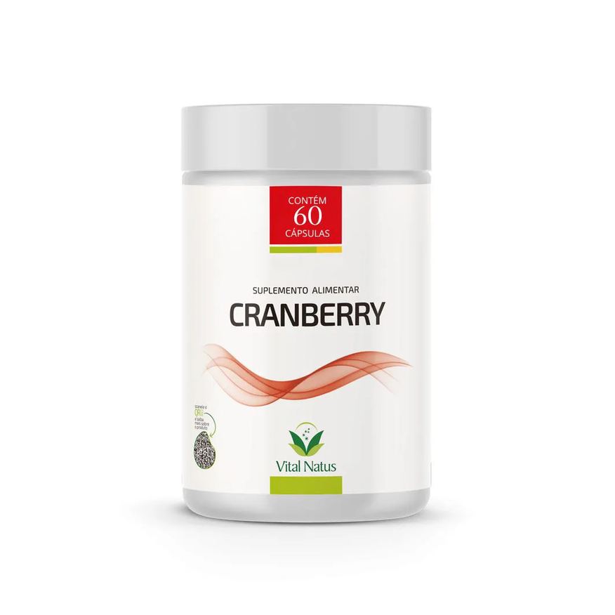 Vital Natus Cranberry 500mg 60 Cápsulas