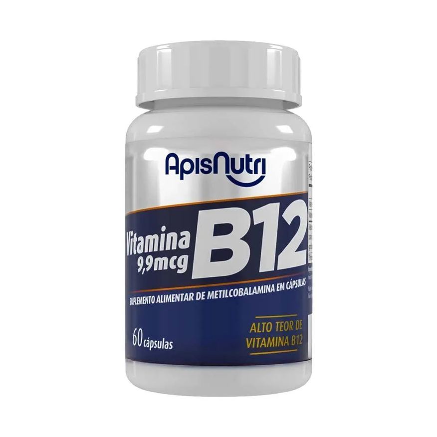 Apisnutri Suplemento de Vitamina B12 60 Cápsulas