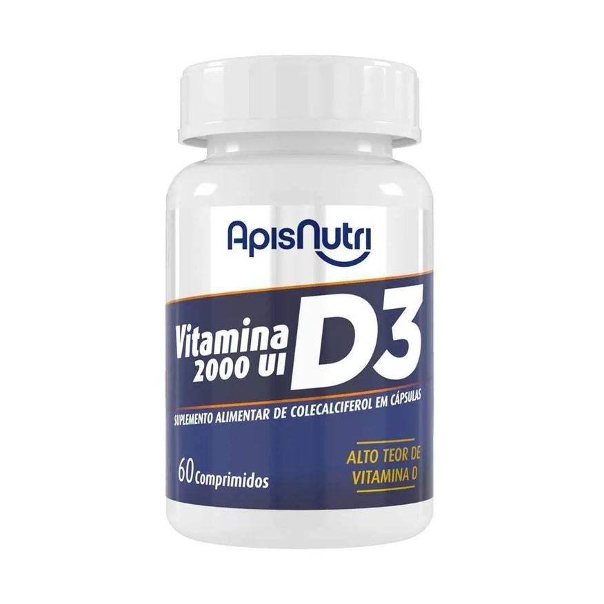 Apisnutri Vitamina D3 2.000 Ui 60 Comprimidos
