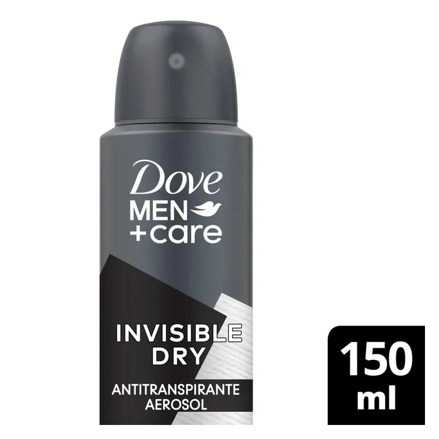 Dove Men Desodorante Antitranspirante Aerosol +Care Invisible Dry 72h 150ml