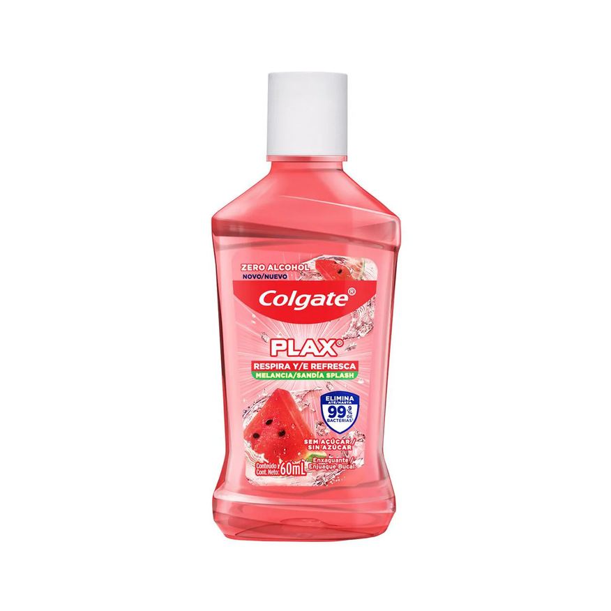 Colgate Enxaguante Bucal Plax Respira e Refresca Melancia 60ml