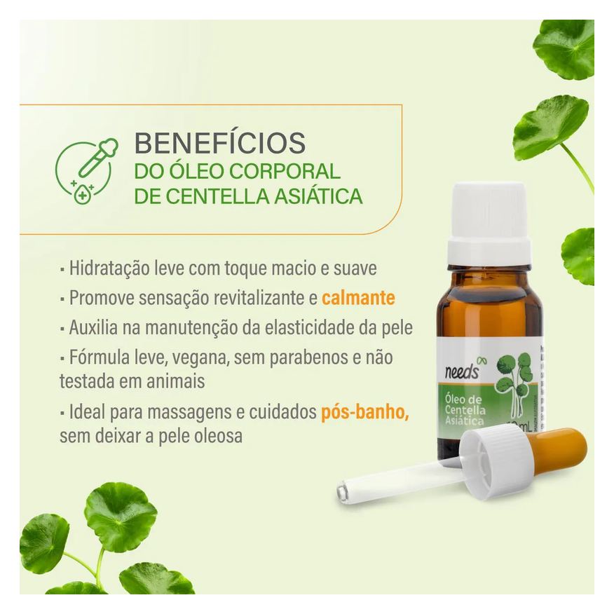 Needs Óleo de Centella Asiática Beauty 10ml