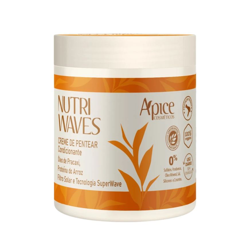 Apice Creme de Pentear Nutritivo Ápice Nutri Waves 500g