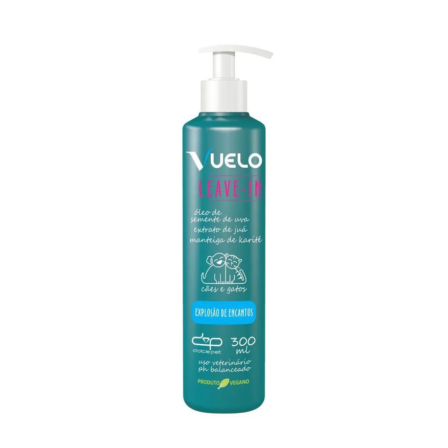 Vuelo Kit Shampoo Clareador + Leave-In Explosão de Encantos para Cães e Gatos