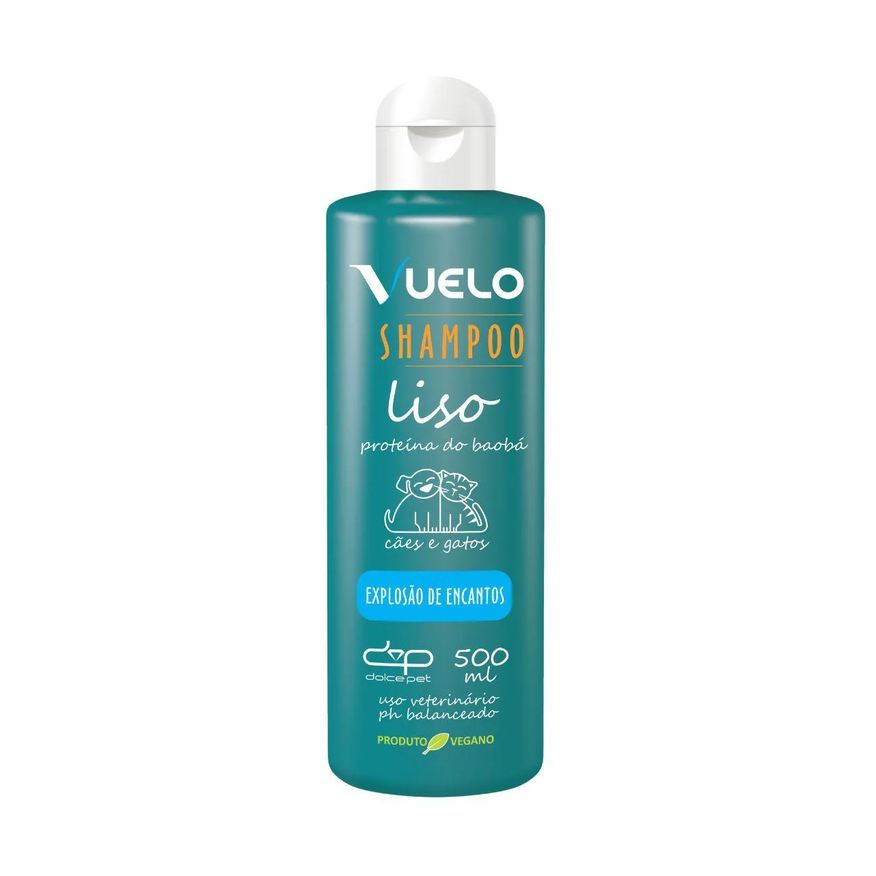 Vuelo Kit Shampoo Liso + Fluído Desembaraçador + Banho a Seco – Cuidados Completos para o Seu Pet