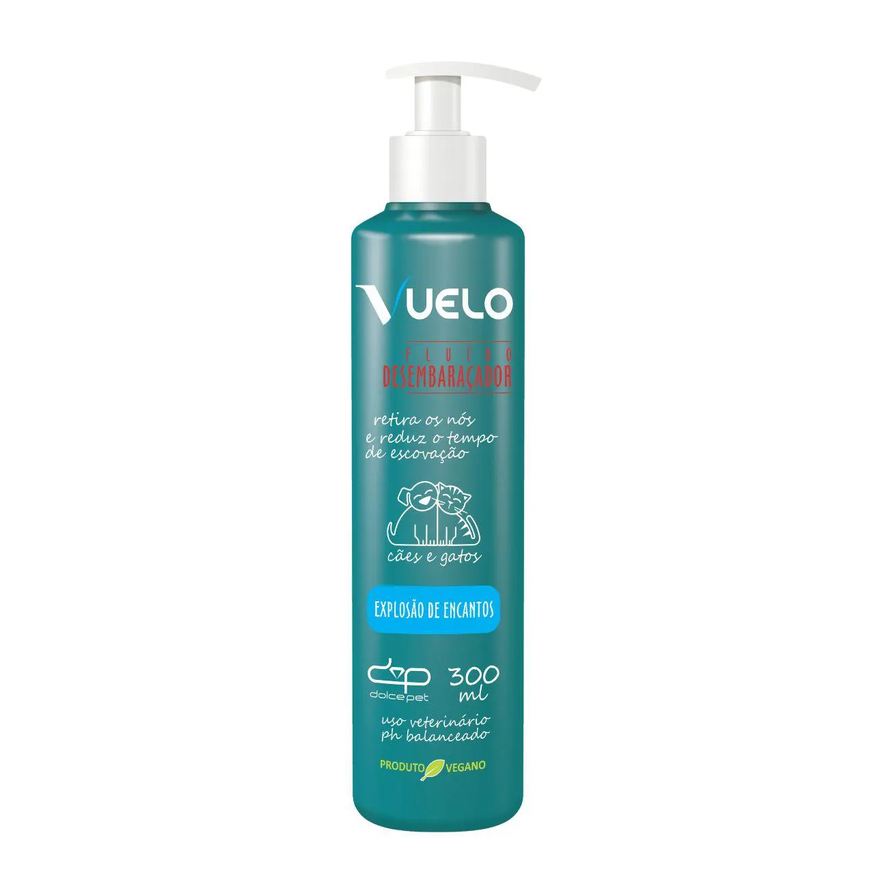 Vuelo Kit Shampoo Liso + Fluído Desembaraçador + Banho a Seco – Cuidados Completos para o Seu Pet