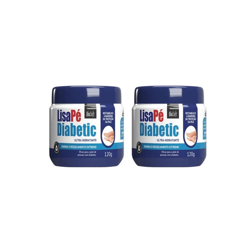 Bio Soft 2 Hidratação Profunda para Pés Diabéticos Ressecado Rachados