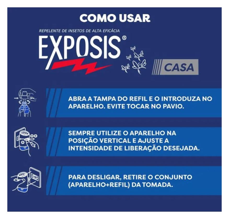 Casa Exposis Repelente de Insetos para Ambientes