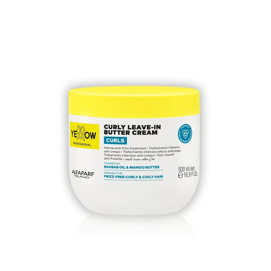 Alfaparf Milano Curly Leave-In Butter Cream 500ml Curls - Yellow
