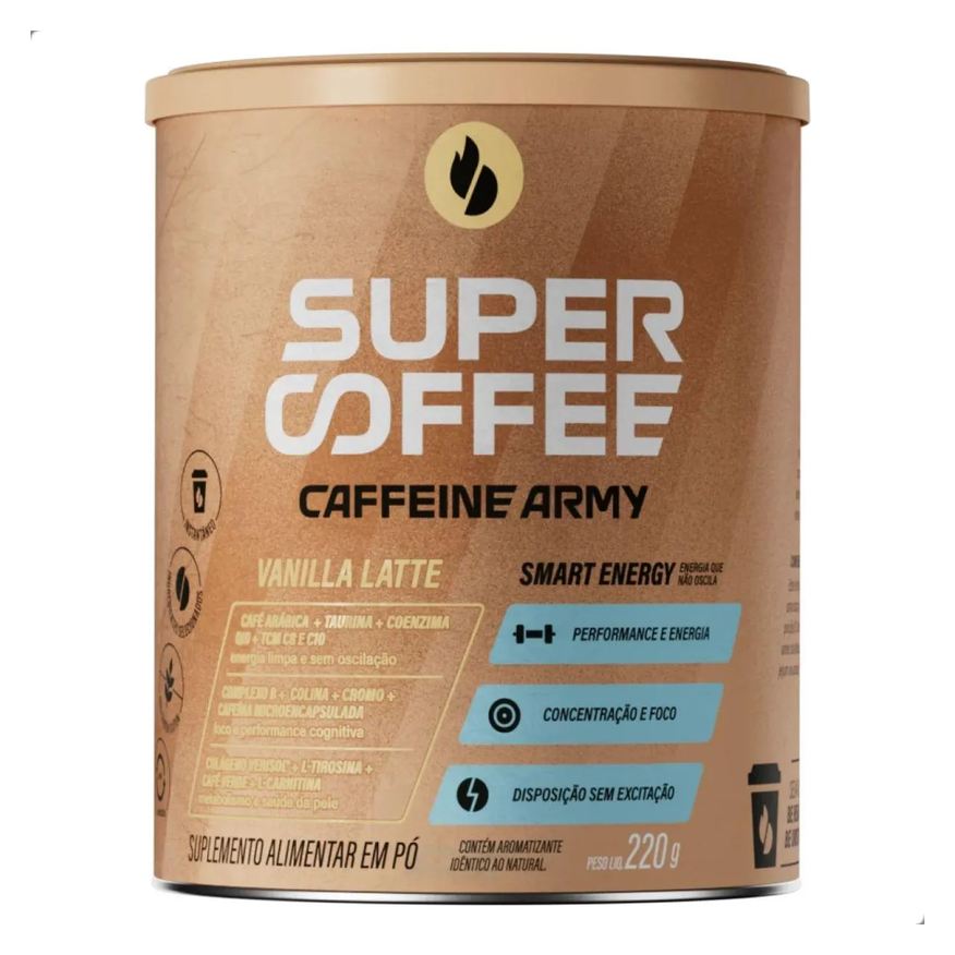 Caffeine Army Café Super Coffee 3.0 Classic Size 220g Baunilha