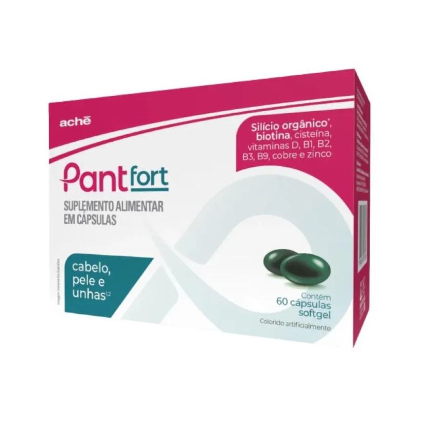 Pant Pantfort Suplemento Alimentar Cabelo Pele e Unhas 60Cps