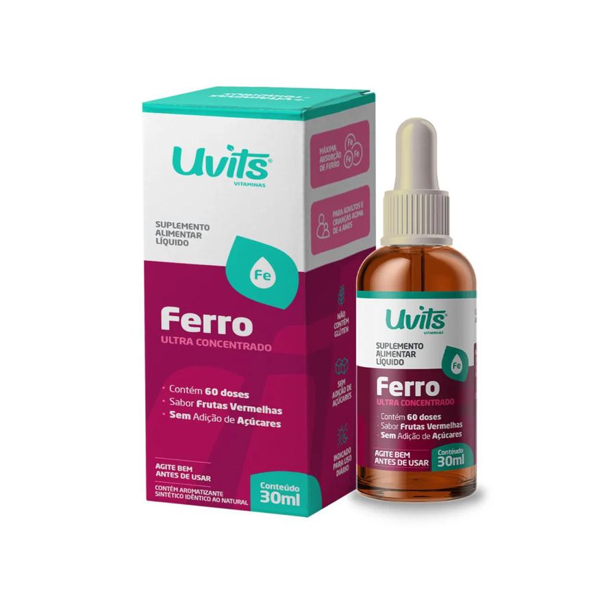 Uvits Ferro Ultra Concentrado Liquido 30ml