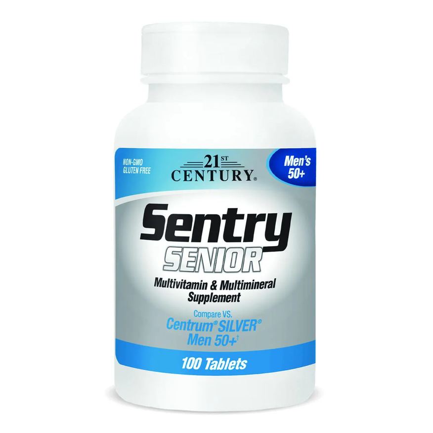 21St Century Sentry Senior Homens +50 Anos 100 Comprimidos 21 St Century